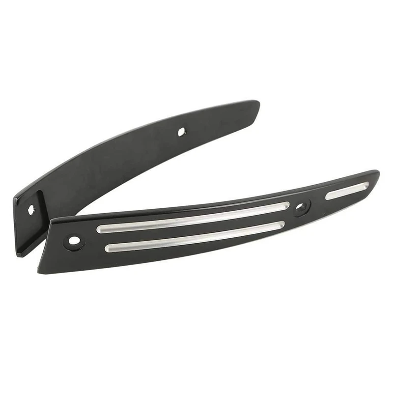 Черная раздельная Боковая Отделка ветрового стекла для Touring Road Glide FLTR 2015 2020| |