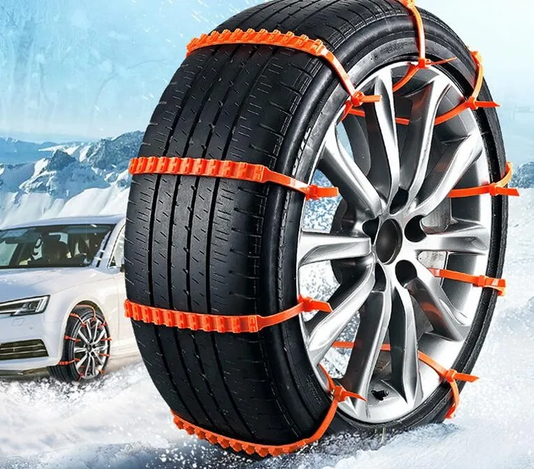 

Одноразовые автомобильные цепи для снега противоскользящие дорожные аварийные одноразовые простые в использовании нейлоновые 66 материал ...