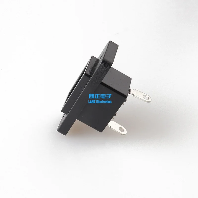 2Pin Мощность розетка IEC 320 C8 Резьбовая оправа гнездо входа питания|Соединители| |