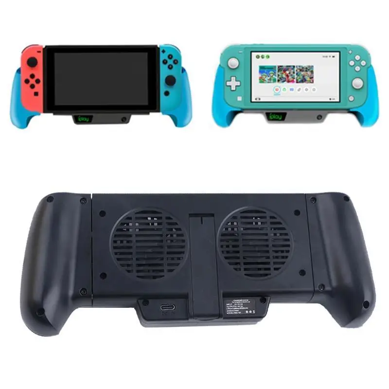 Чехол для хранения с держателем охлаждающим вентилятором Nintendo Switch Holding 8 игровых