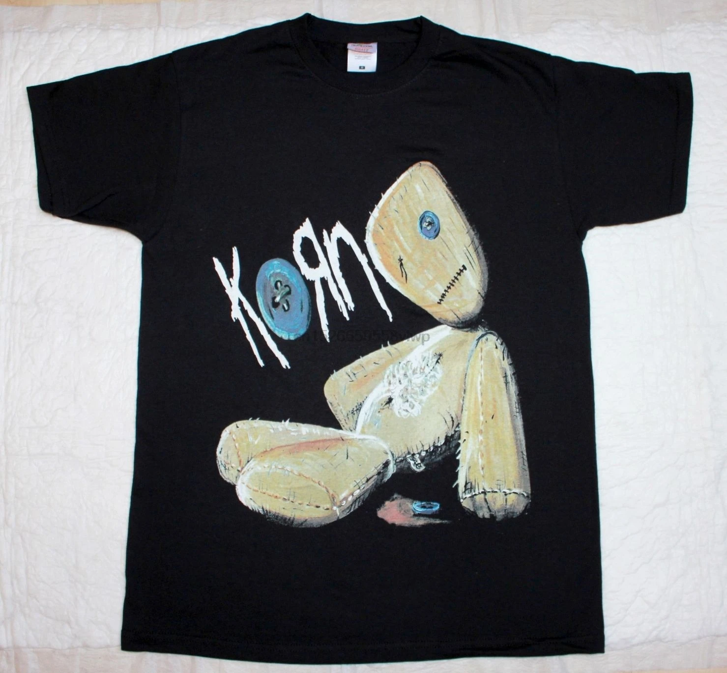 

Korn Issues Rock Band Tee Short Sleeve Men Black T Shirt