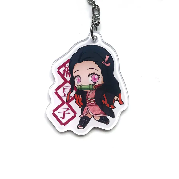 Demon Slayer: Kimetsu no Yaiba акриловый брелок для ключей аниме Kamado Tanjirou