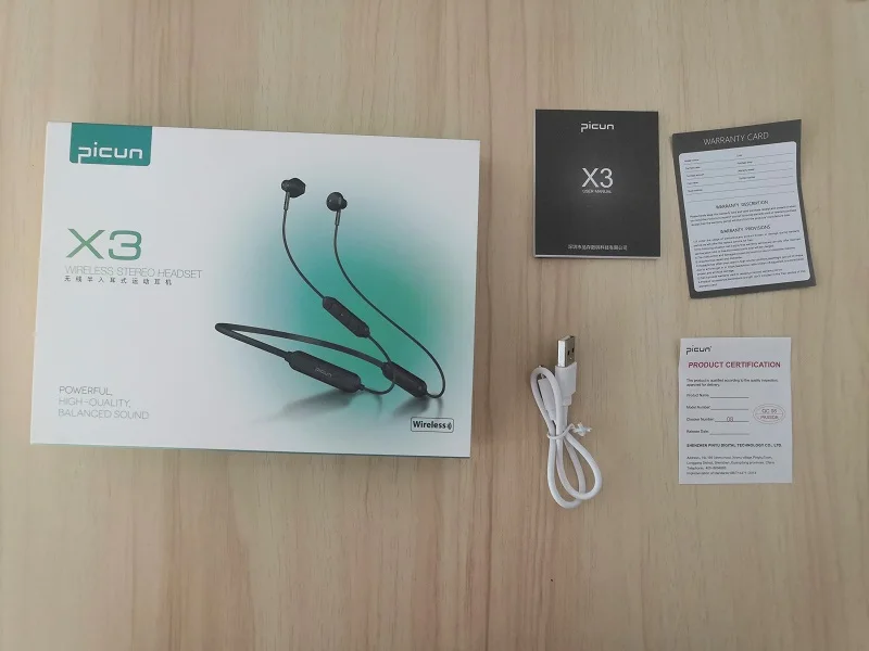 Picun X3 Bluetooth наушники IPX6 водонепроницаемые спортивные беговые беспроводные наушники Магнитный дизайн шейные стерео наушники