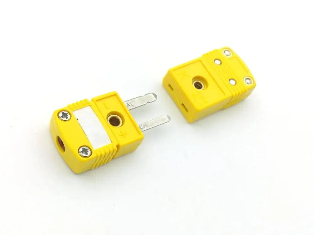 

10set K Type Male+Female mini Connectors Thermocouple Sensors adapter