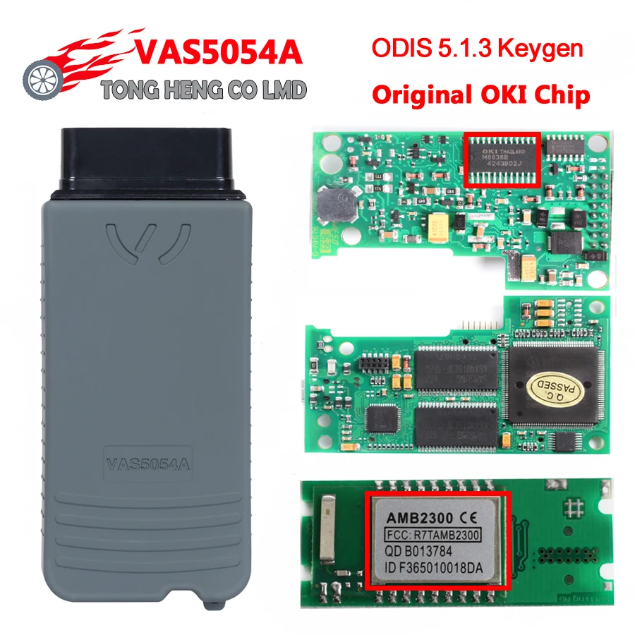Лучший VAS5054A VAS5054 новейший ODIS 5.1.3 Keygen с оригинальным чипом OKI VAS 5054A Bluetooth VAS 5054 с лучшим чипом
