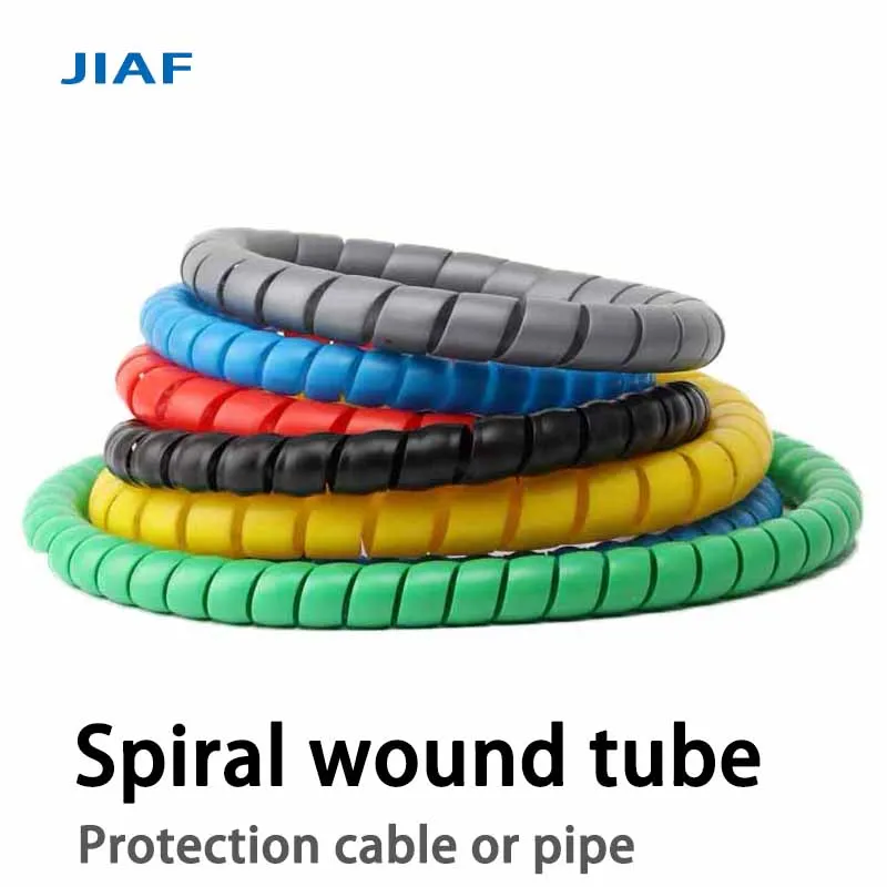 1 м линия Органайзер трубка износостойкая спиральная обмотка защитный рукав для