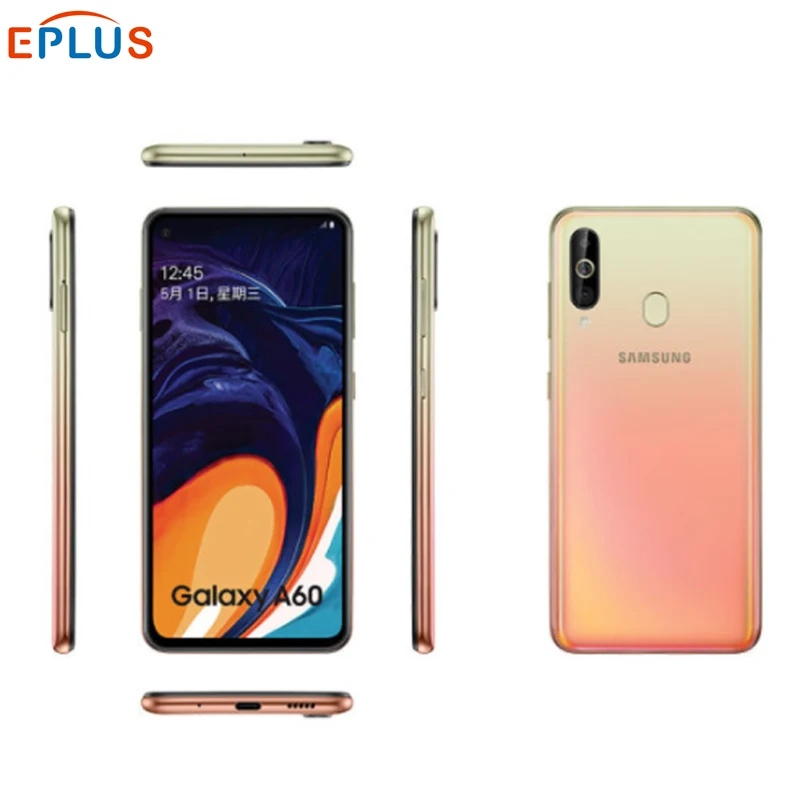 Мобильный телефон samsung Galaxy A60 A606Y DS 6 ГБ 128 Восьмиядерный процессор Snapdragon 675 3 дюйма
