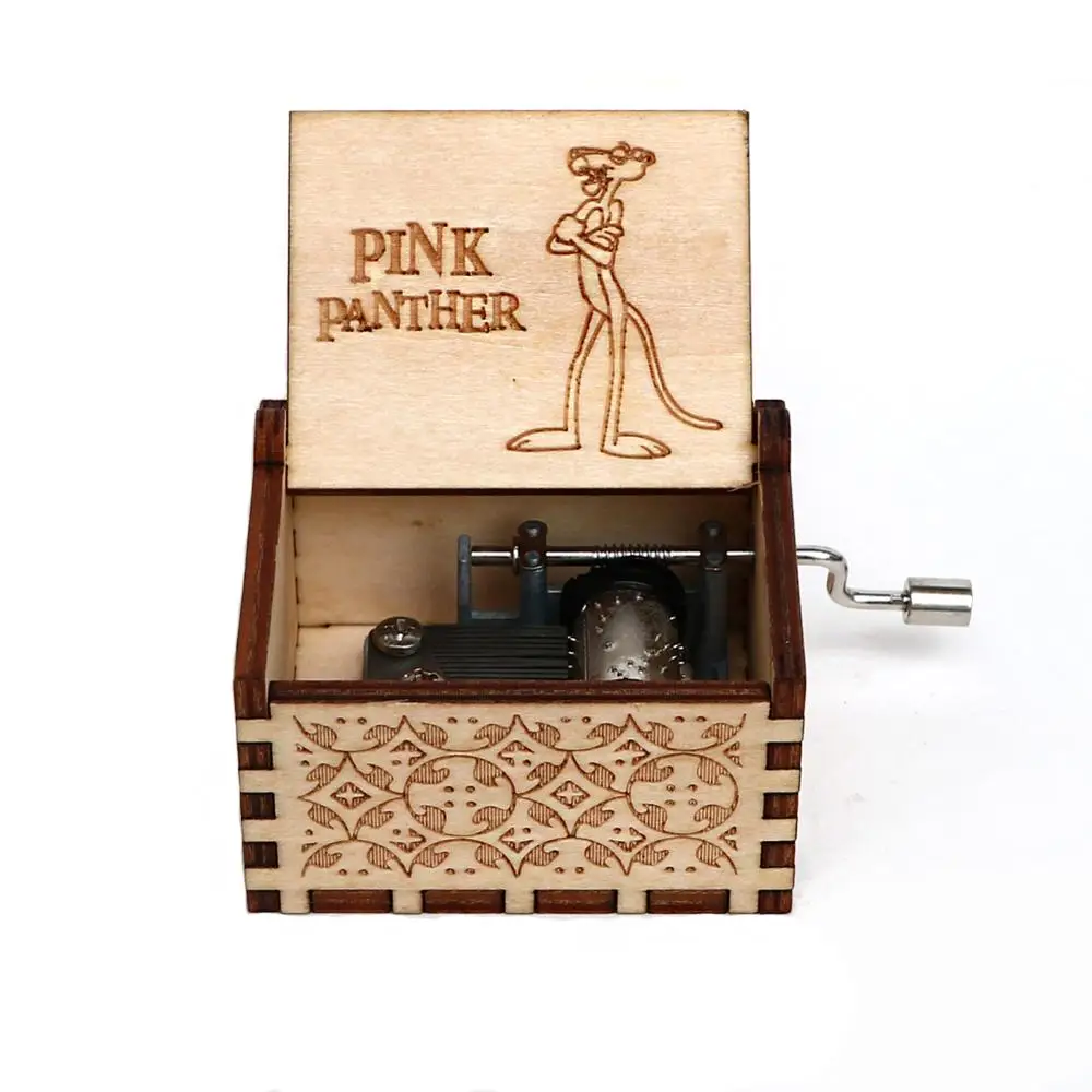 Деревянная гравировочная коробка в античном стиле музыкальная шкатулка Zelda