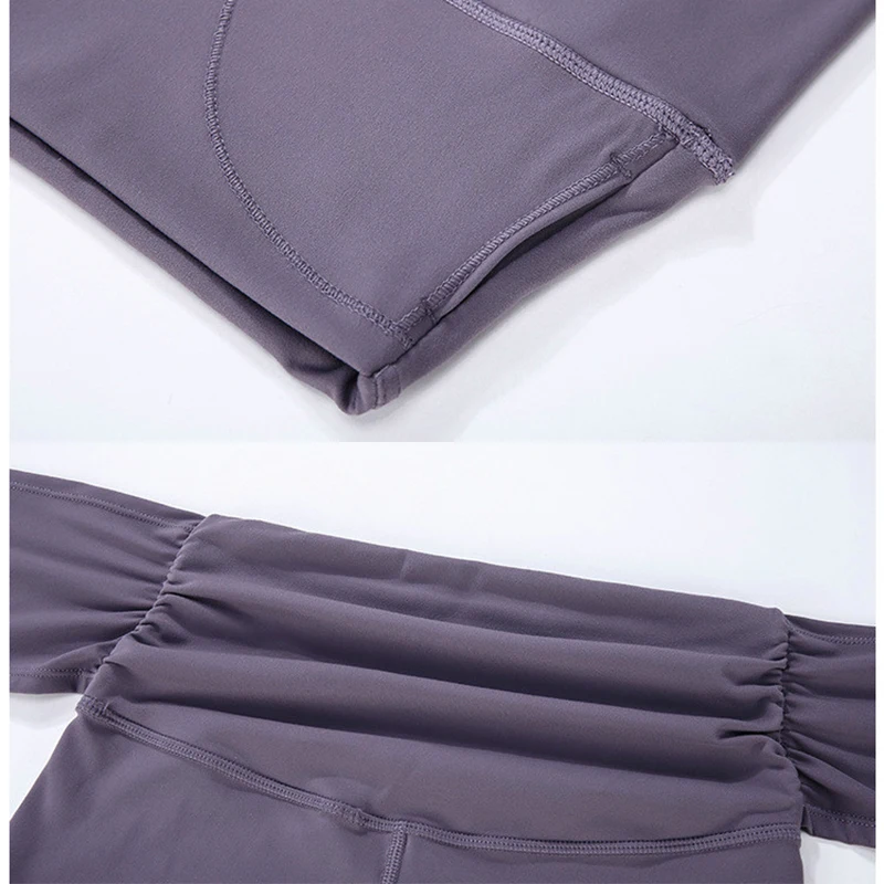 

NWT Women Squat Proof High Waist Workout Fitness Capri Butter Soft Nylon Training Yoga Sport Cropped Capris