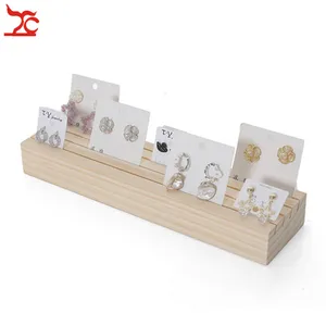 Деревянные серьги, картонная витрина, полка для сережек, стеллаж для сережек, стеллаж для ювелирных изделий, стойка для подвесных ювелирных изделий
