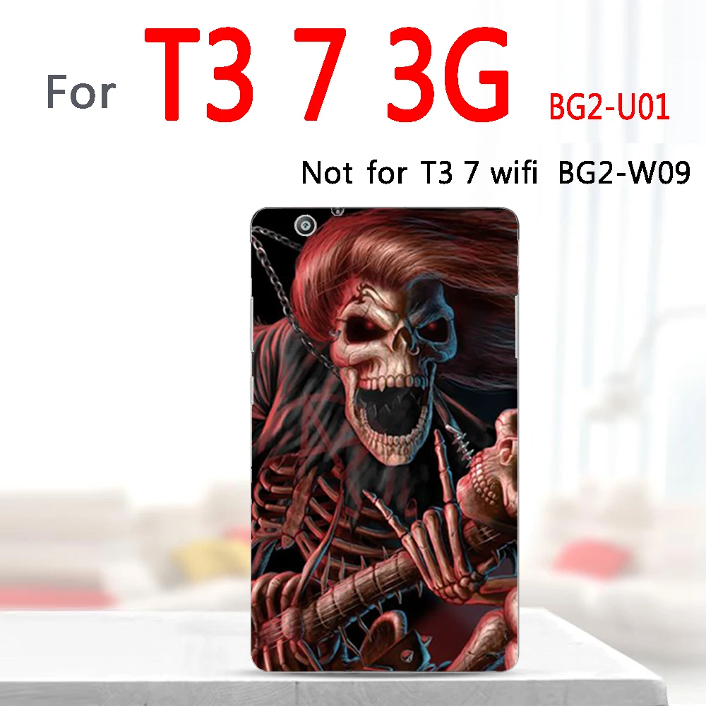 Роспись Tablet крышка для huawei Mediapad Медиа Pad T3 10 8 7 3g 7g3 AGS-W09 L09 KOB-L09 W09 для игровой площадки 2 9,6 8 силиконовый чехол - Цвет: T3-7 ku lou tou