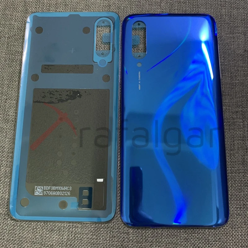Задняя крышка батарейного отсека для Xiaomi Mi 9 Lite стеклянная панель Mi9 CC9 Корпус