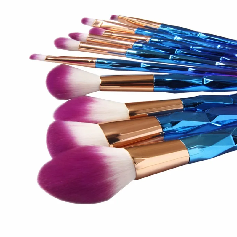 GUJHUI 7/10 шт. кистей для макияжа высокого качества набор с деревянной основой тени