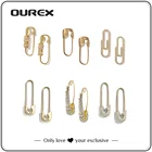 Серьги-кольца OUREX, серьги простого дизайна, для женщин, ювелирные украшения для вечеринок