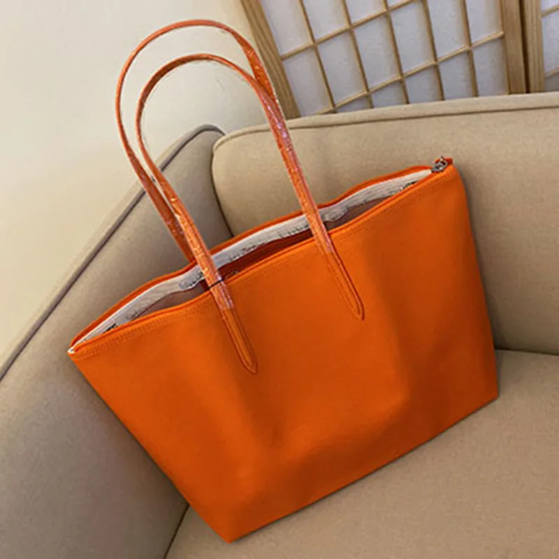 

New Crocrogo Brand Handbag Bags Women Large Capactiy Shoulder Bags With LOGO Casual Female Office Tote Bag Summer Shopping Bag