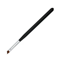 1pc tip nail brush acrylic uv gel drawing painting pen black handle design manicure nail art tool