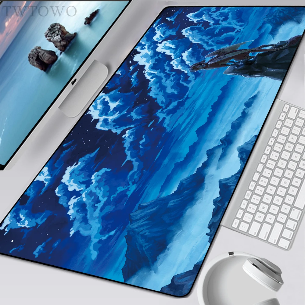 

Mouse Pad Gamer XXL Custom New Large Mouse Mat keyboard pad Desk Mats Beach Sea Cloud Anti-slip Laptop Carpet Office Mouse Mat
