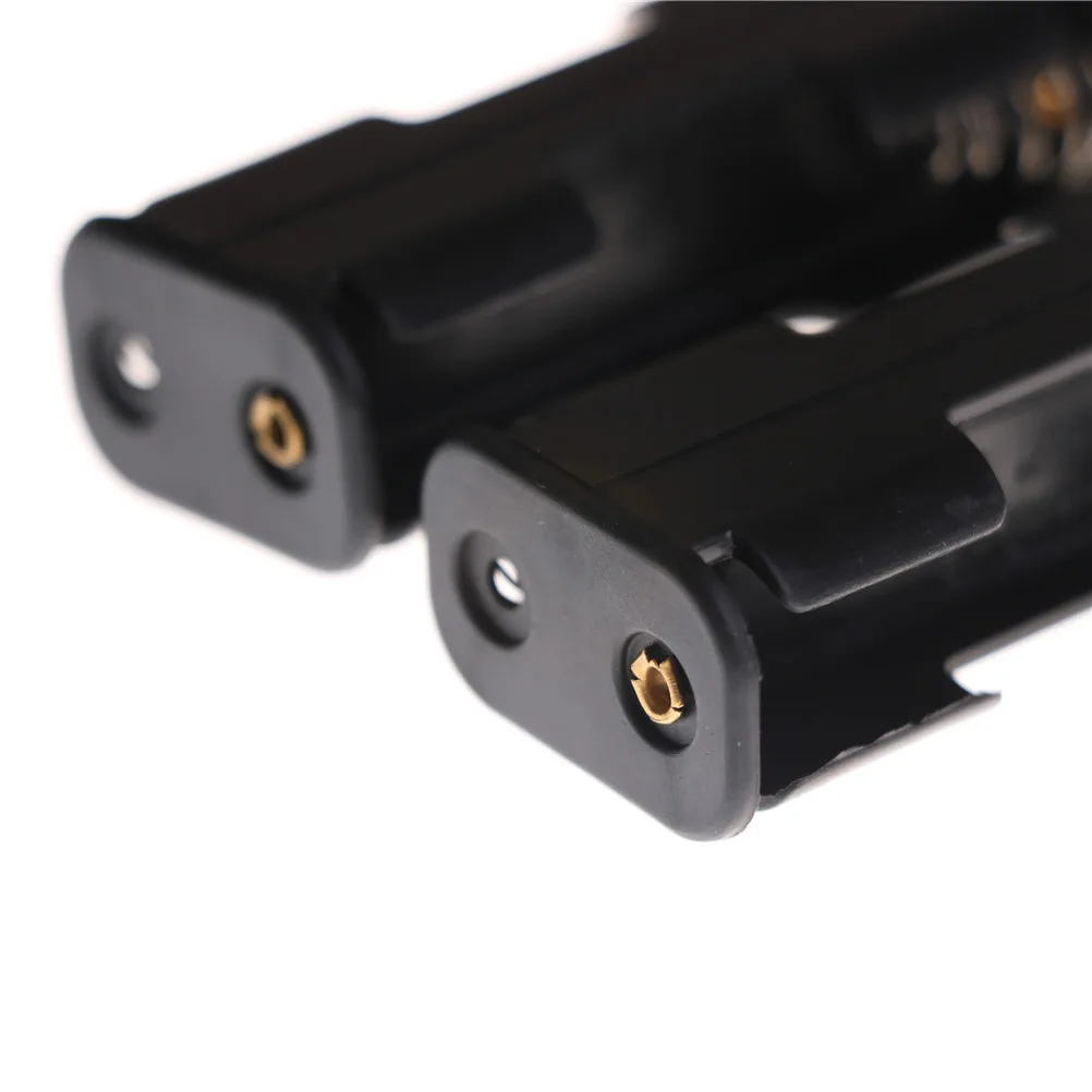 

2pcs/lot Black Plastic Battery Case Holder Wire 2x 1.5V Battery Case Holder