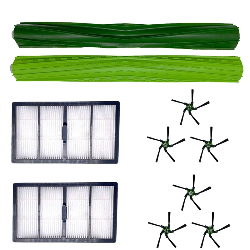 

1Pair Main Brush & 2Pcs Hepa& 6Pcs Side Brush for IRobot Roomba S Series S9 S9+ Vacuum Cleaner Parts