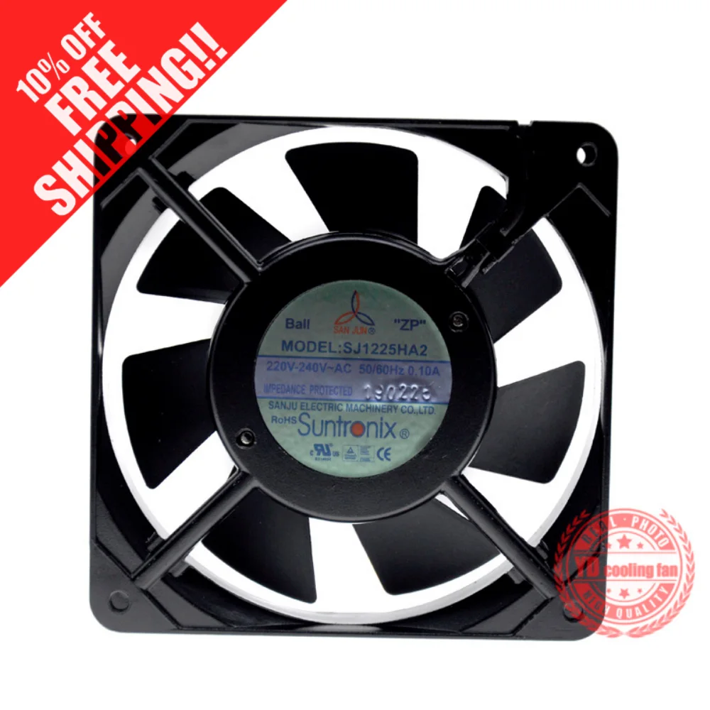 Новый вентилятор охлаждения для san jun suntronix SJ1225HA2 220V 0.10A 1225 12 см|cooling fan|fan cooling12cm fan |