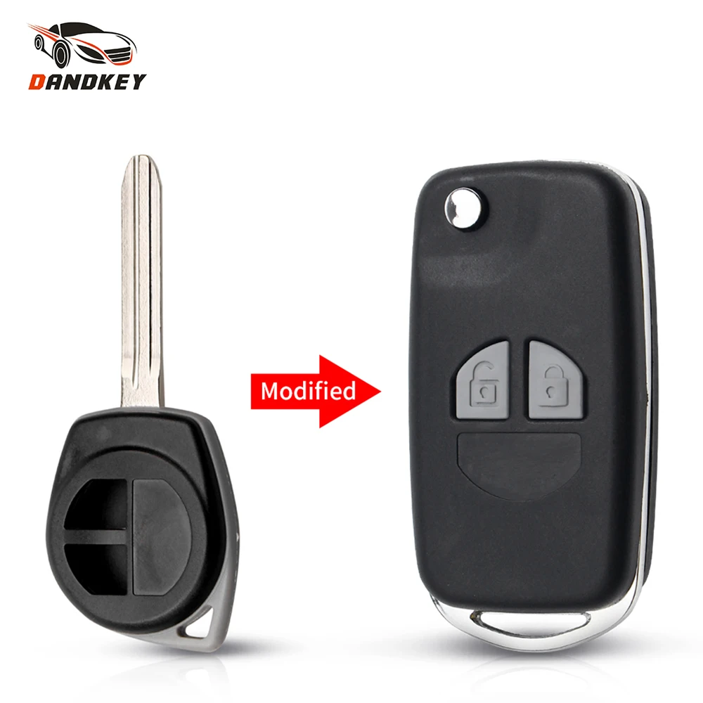 Dandkey для Suzuki Igins Alto SX4 Vauxhall Agila 2005 2006 2008 2009 2010 модифицированный флип брелок