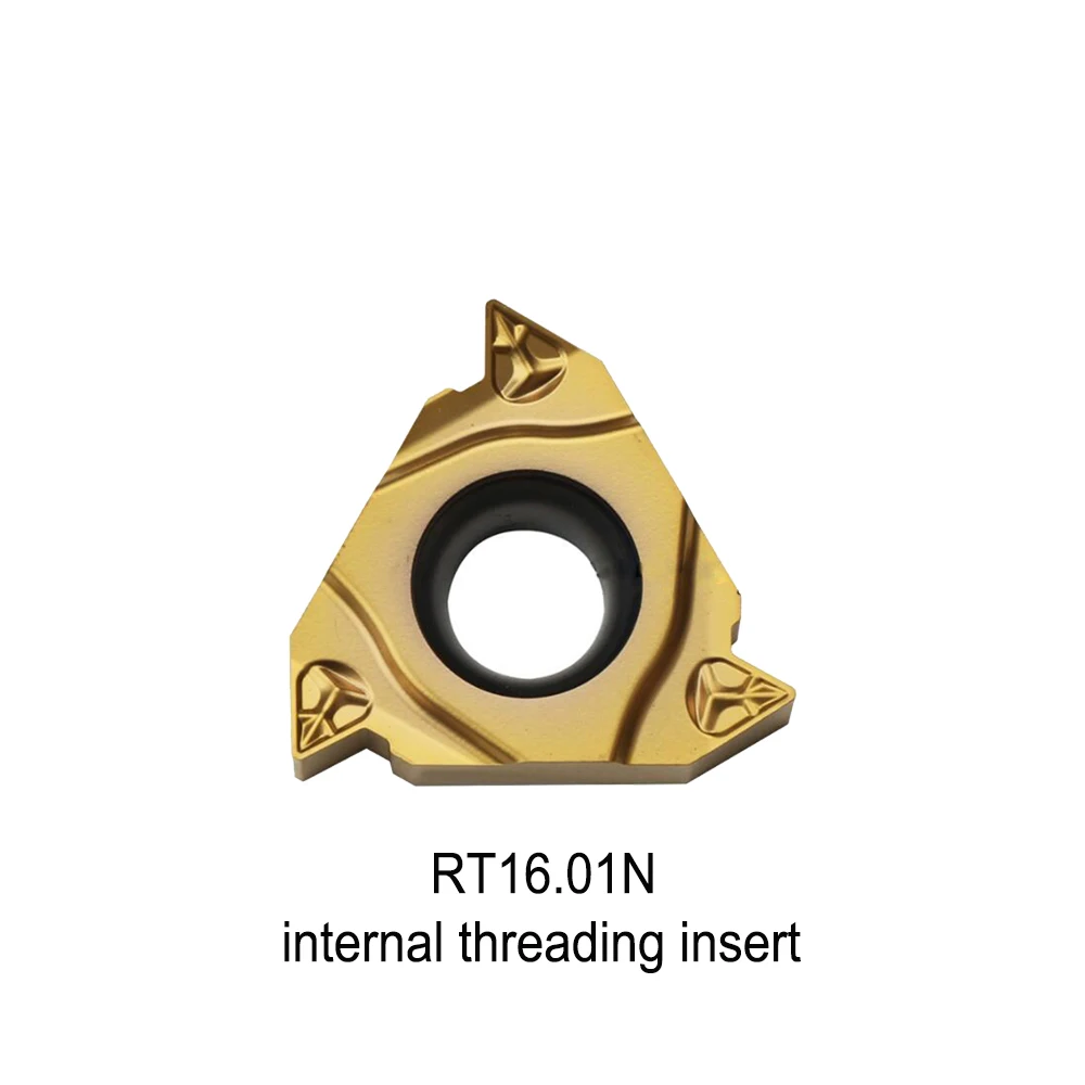 

Оригинальные твердосплавные вставки RT16.01N YBG201 16IR, резьба 1,0 1,5 2,5 2,0 3,0 2,5, вставка для внутренней резьбы, токарные инструменты, резак