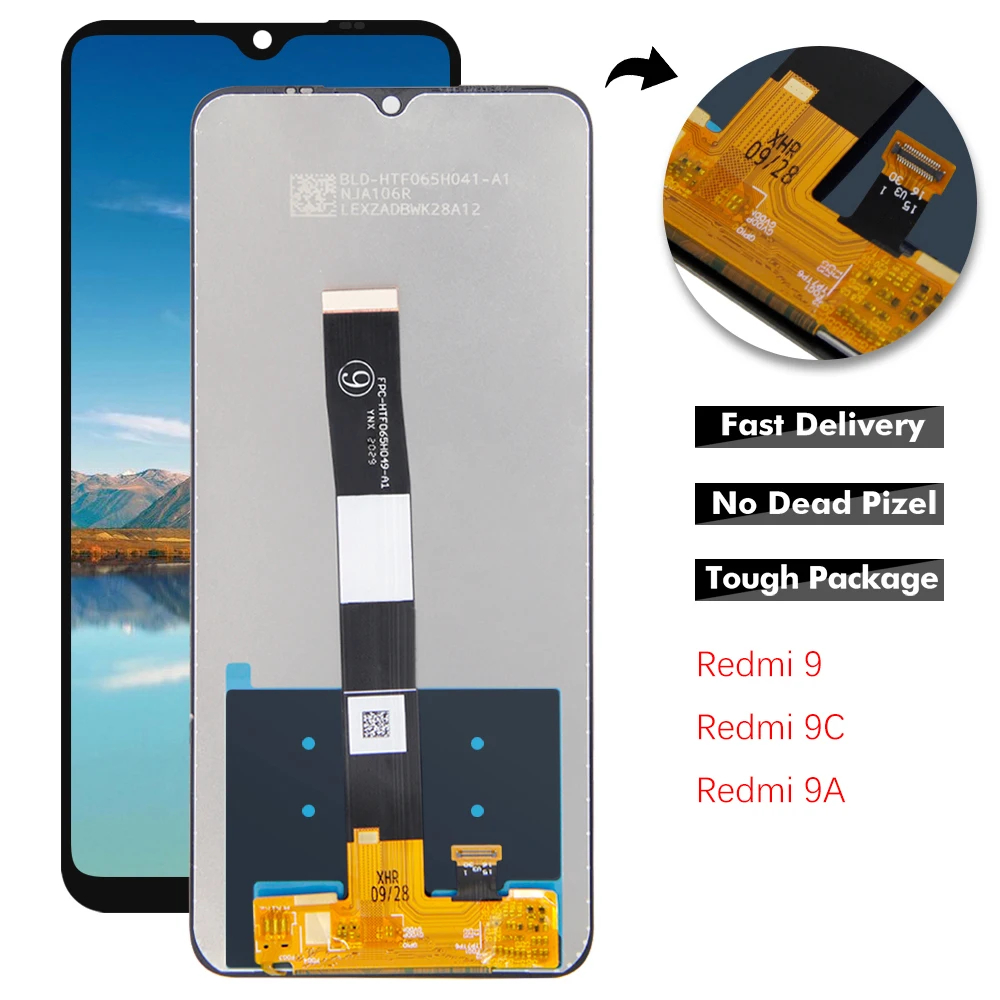 

Original LCD for Redmi 9 9A 9C LCD Display Touch Screen Digitizer Assembly