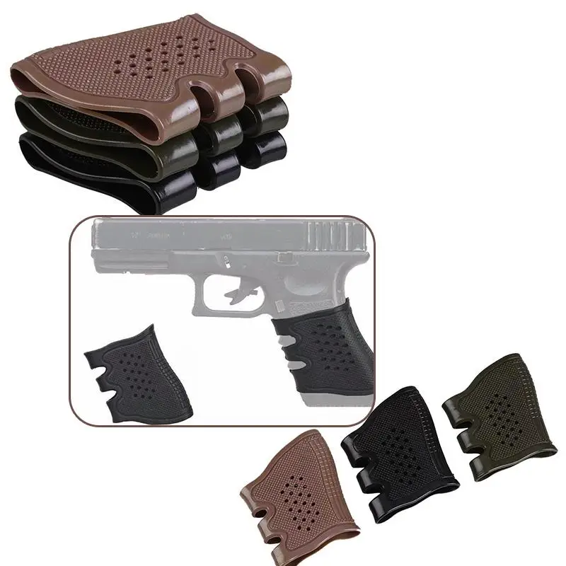 Тактический Пистолет резиновая ручка анти-скользящие перчатки для Glock 17 мм 19 мм 20 мм 21 22 23 31 32