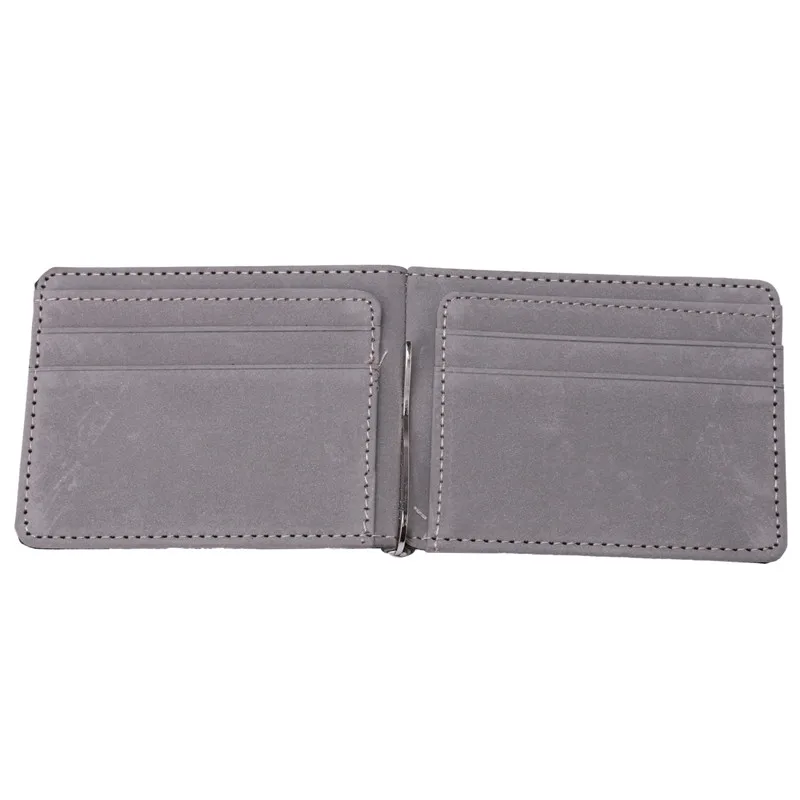 Многофункциональный волшебный кошелек с зажимом для денег, мужской кошелек из искусственной кожи, мужские кошельки с зажимом, модный короткий дизайнерский кошелек, дешево