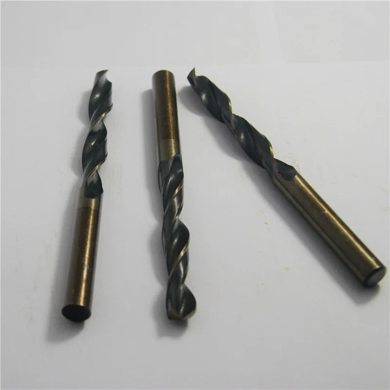 

Straight Shank Twist Drill Set High-speed Steel Roasted Yellow Full Grinding Drill Bit Stainless Steel Plate Punching Drill Bit