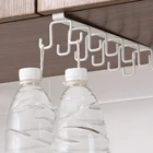 Двухрядный кухонный крючок T84E из кованого железа Подвесная подставка для чашек бытовой пробойник-свободная настенная шпатель для хранения чашек