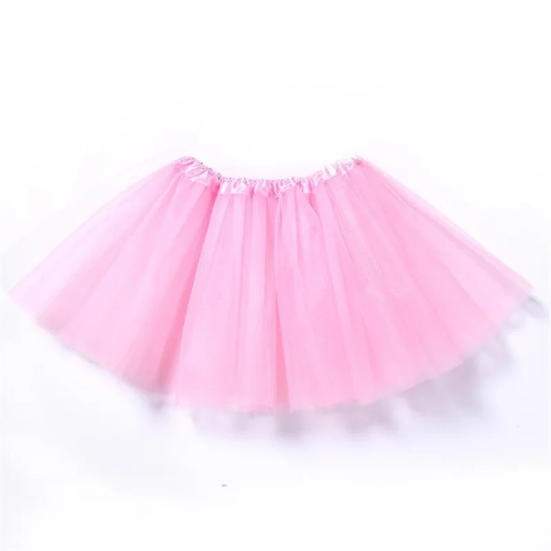

Little Girl Sweet Ballet Dance Bubble Skirt Dance Training Performance Children Dancing Costumes Elastic Waist Gauzy Skirt