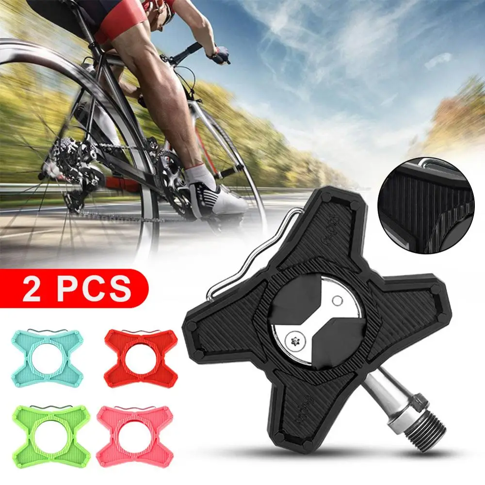 

Bike Pedal Accessories Alloy Clipless Pedal to Platform Adapters for MTBs, Road Bikes