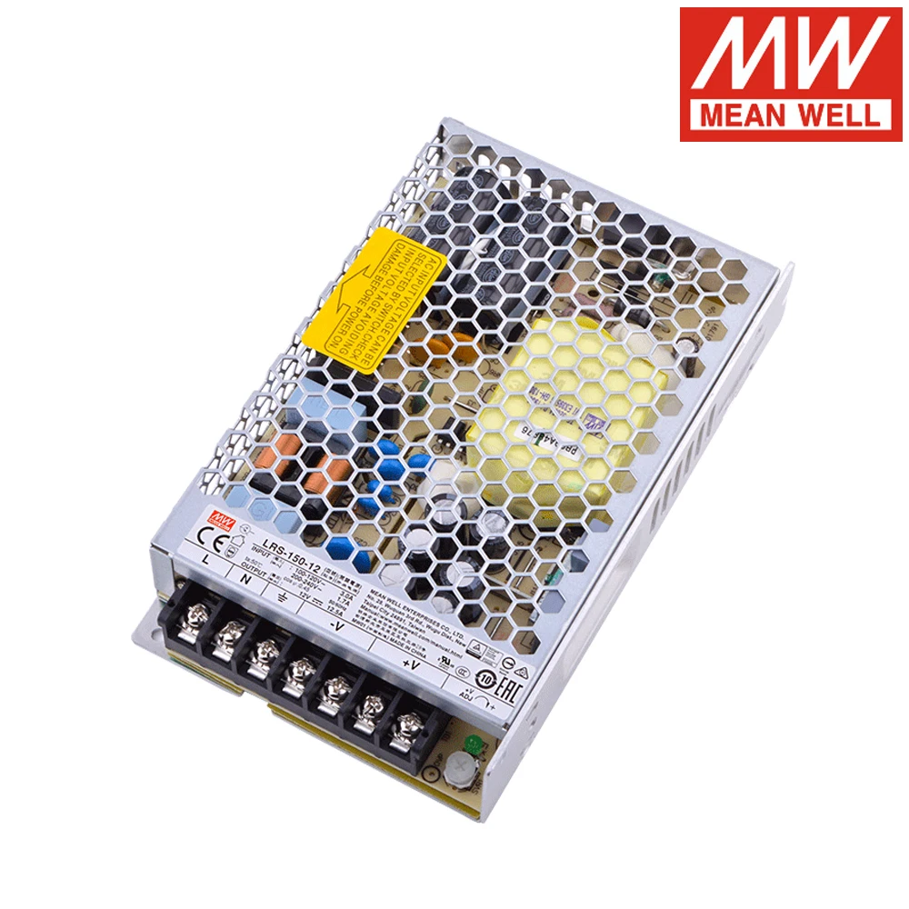 Оригинальный светодиодный драйвер MEAN WELL LRS-150-12 110/220 В переменного тока в