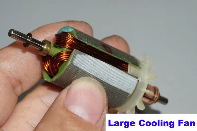 Джонсон RS 550 электродвигатель DC 9 6 V 6V 12V 22400RPM высокоскоростной мотор питания 3 17 мм