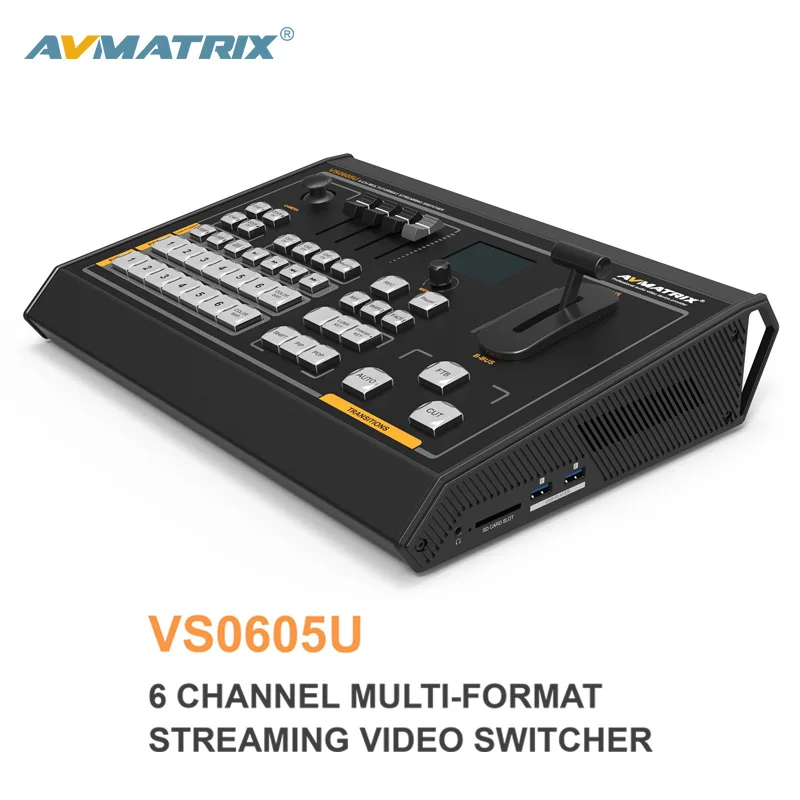 AVMATRIX VS0605U 6 CH входные сигналы мульти-формата потокового видео коммутатор со