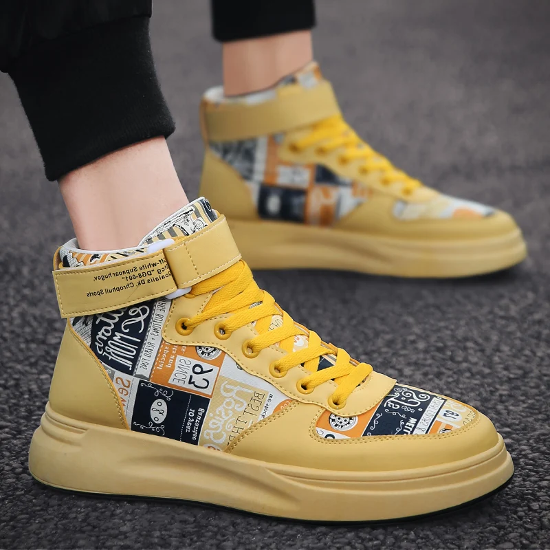NIKEzi 2020 классические мужские высокие парусиновые туфли для скейтбординга
