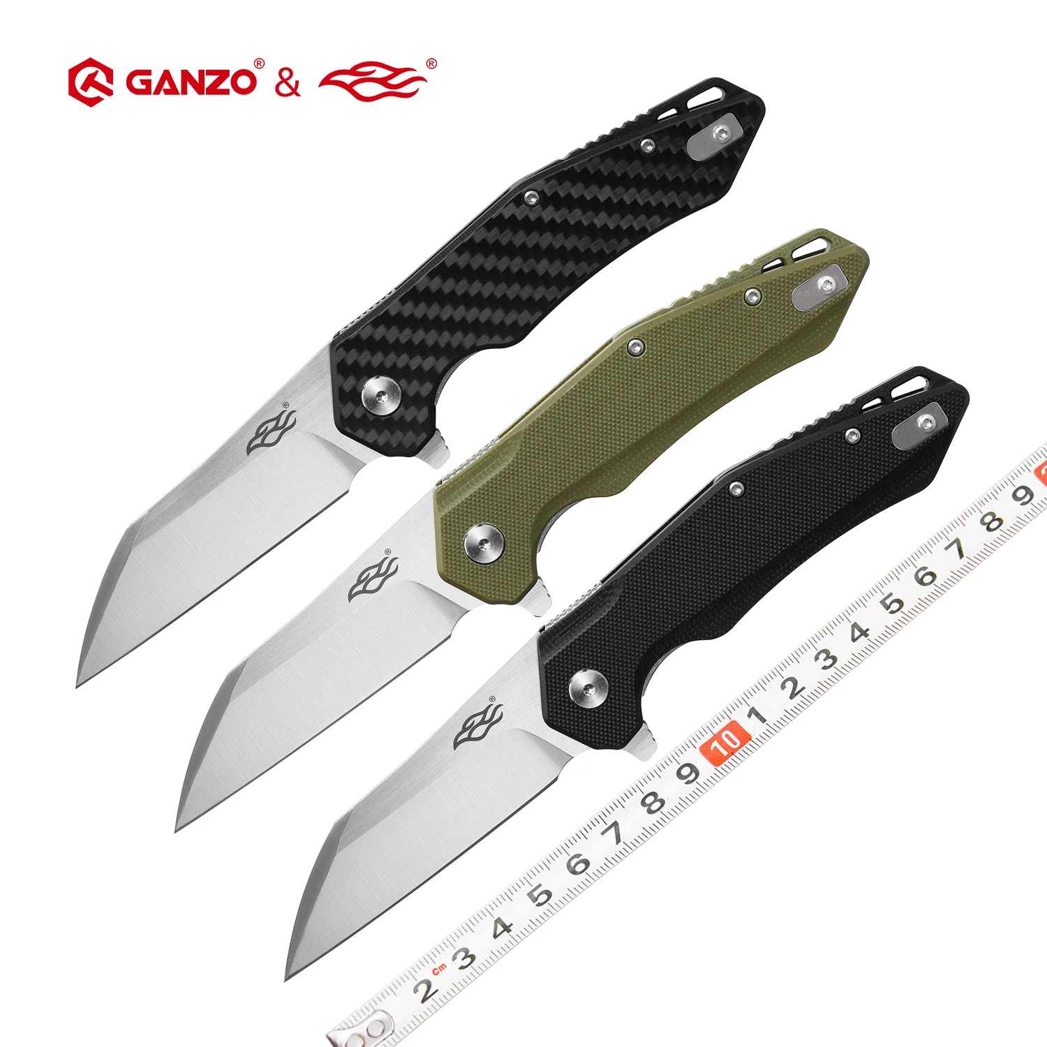 Ganzo Firebird FH31 D2 лезвие G10 или ручка из углеродного волокна 60HRC складной нож
