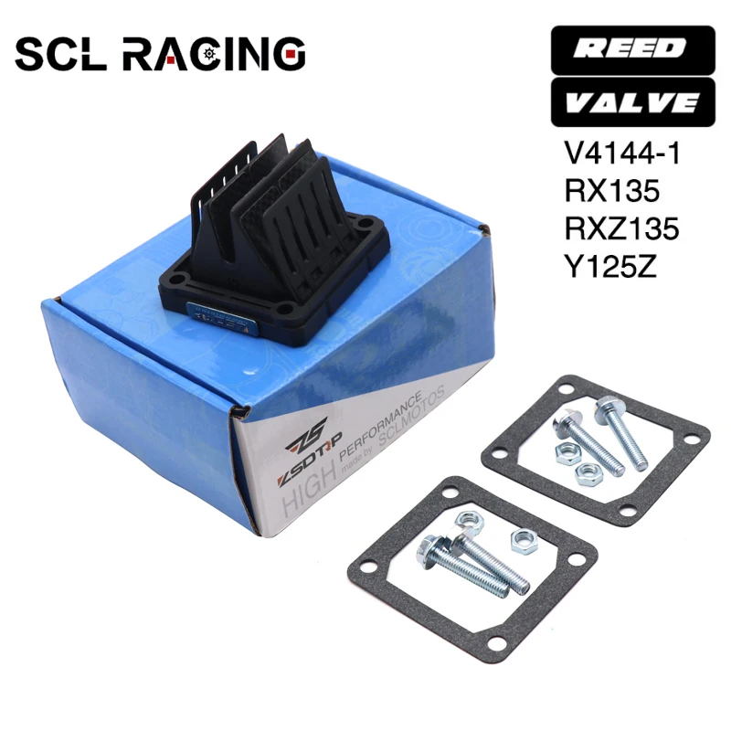 SCL Racing, впускной тростниковый клапан из углеродного волокна для YAMAHA RX135 RXZ135 Y125Z, впускной тростниковый клапан для мотоцикла, тростниковый клапан