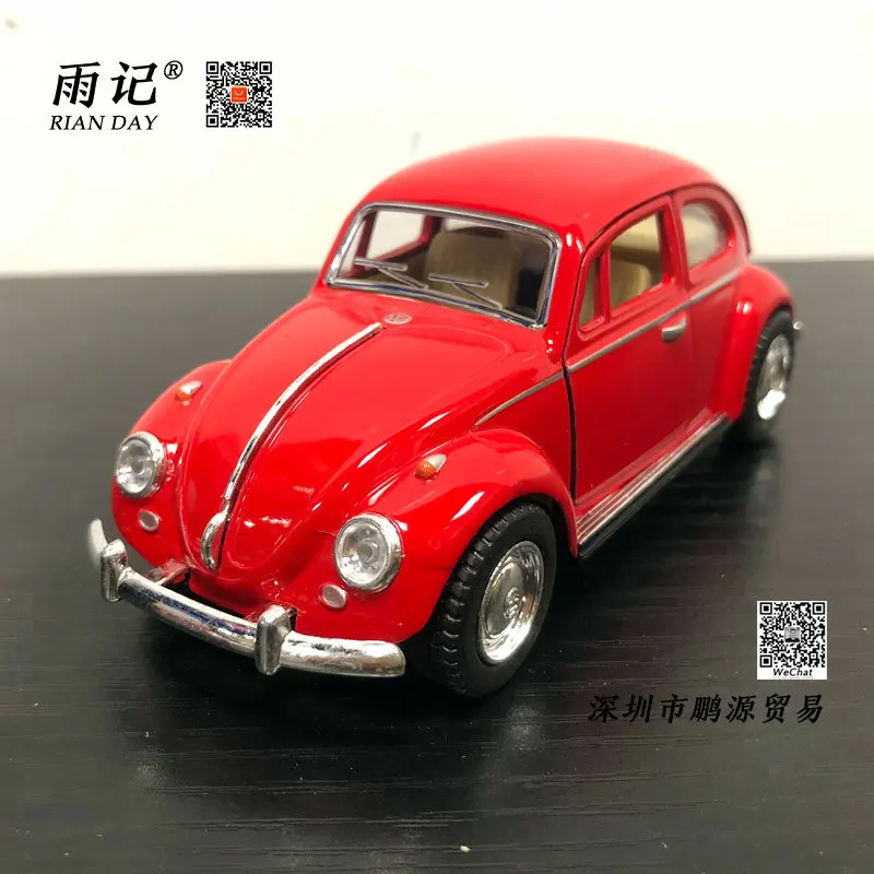 1/32 масштабная модель автомобиля игрушки 1967 Beetle Pull Back автомобиль игрушка для