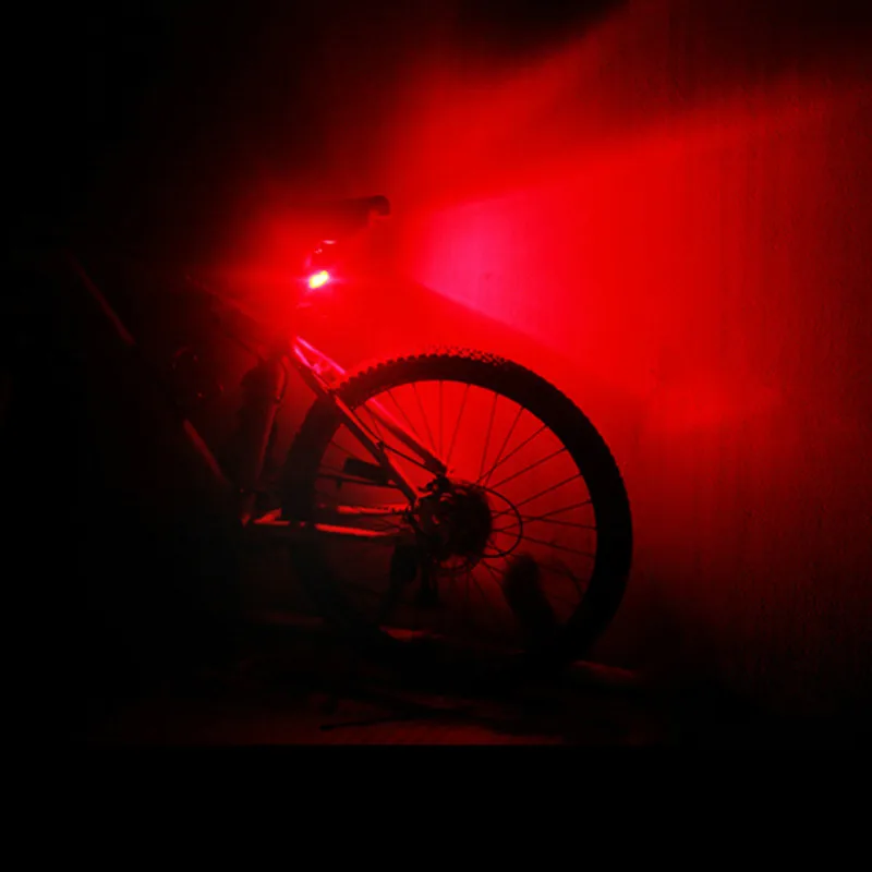 

Bicycle lamp tail lamp rechargeable night safety warning tail lamp mountain bike rechargeable strong night riding lamp equipment