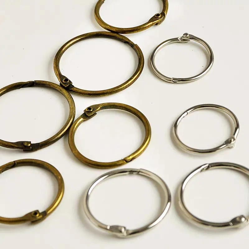 Высокое качество 10 шт./лот металлическое кольцо для переплета 15 30 мм сделай сам