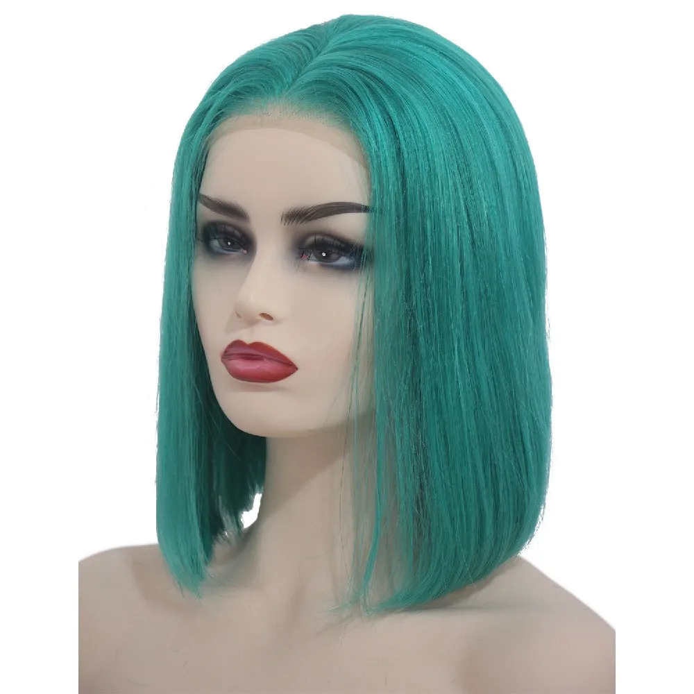 Бразильские человеческие волосы на сетке спереди парики боб прямые