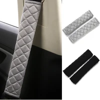 12pcs soft car seat belt cover universal seat belt covers warm plush shoulder cushion protector safety belt shoulder protection