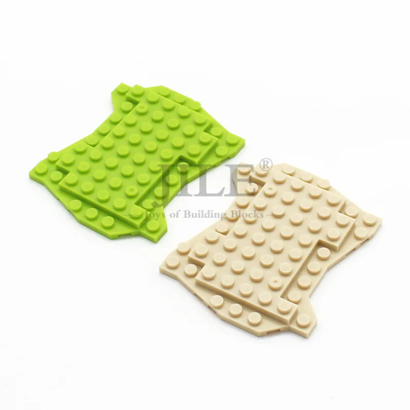 4 шт. MOC нижняя пластина для растений 8x10 Lrregular строительные блоки кирпичи