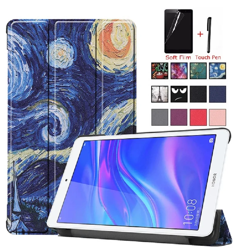 Чехол для Huawei MediaPad M5 lite 8 0 откидной подставка JDN2 AL00 W09 из искусственной кожи