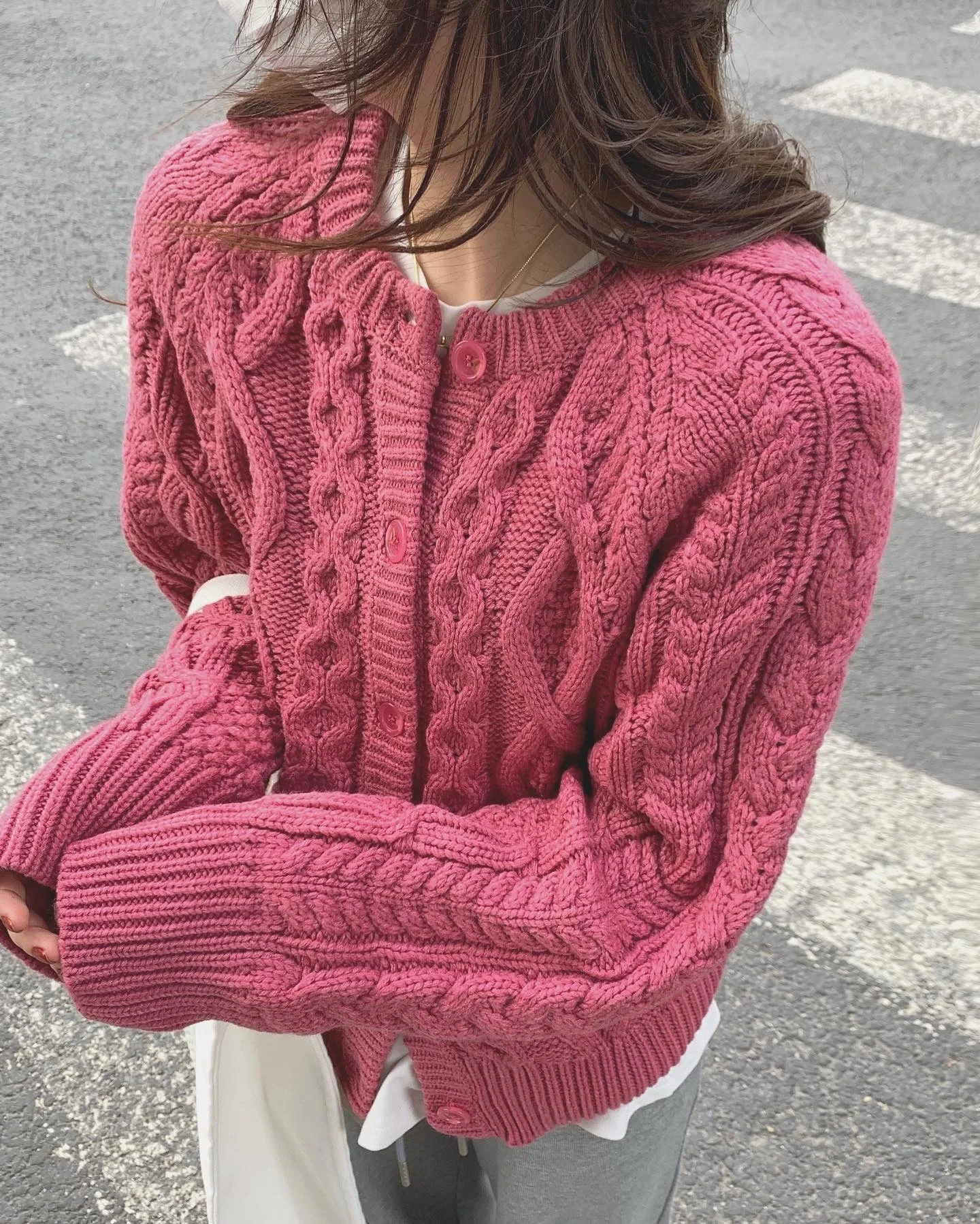 

Тяжелая промышленная Толстая вязаная кофта, кардиган, куртка, теплая осенне-зимняя утепленная свободная вязаная кофта для женщин