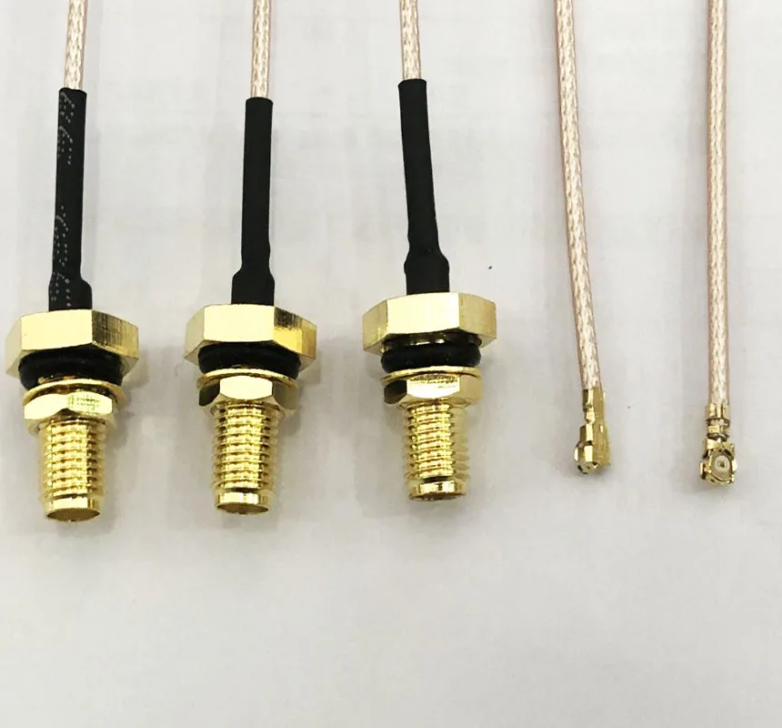 10 шт. RG178 свиной хвост кабель Водонепроницаемый SMA женский переборка