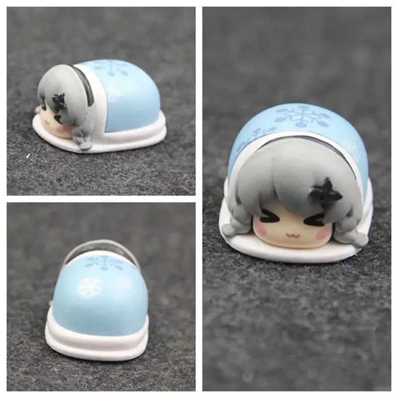 

MmiHoYo 3rd Yae Sakura Anime Action Figure Mini Q Version 7 Bronya Zaychik PVC 2cm Collection Model Dolls Toys for Boys Gifts