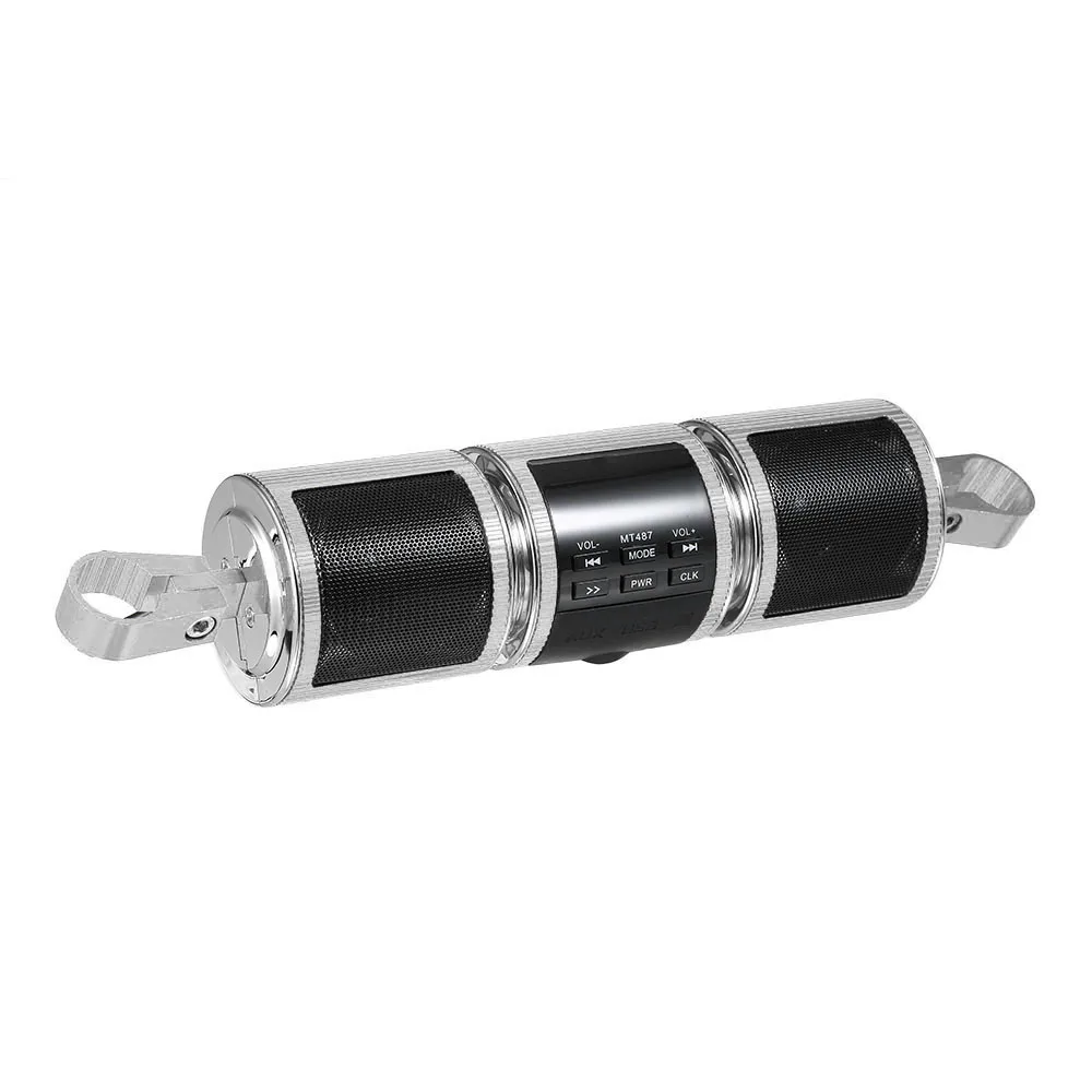 Колонка для мотоцикла Bluetooth BT аудио водостойкий мотоцикл стерео динамик Moto FM радио AUX USB TF MP3 плеер